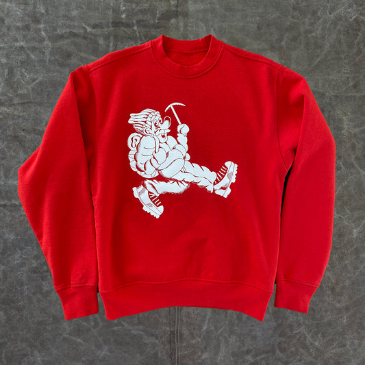 Wayne Logo Sweatshirt - Candy Cane